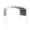 Telo gazebo Taormina color antracite, in poliestere per esterno 3,6 x 3 m