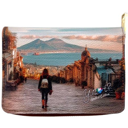 YNot portafoglio piccolo stampa Napoli Limited Edition YES362F6