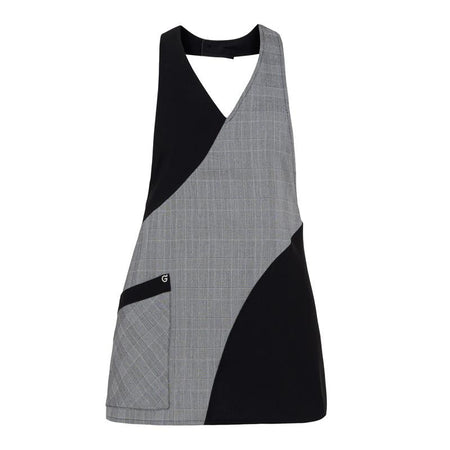 Grembiule Florida Principe di Galles Grembiule Donna con Pettorina Elasticizzato