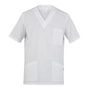 Casacca Flavio Bianco Casacca Infermiere Medicale Collo a V No Stiro Microfibra Superleggera