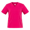 Casacca Sonia Fuxia Casacca Donna Infermiera Medicale Collo a V No Stiro Microfibra Superleggera