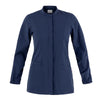 Casacca Lia Blu Casacca Donna Infermiera Medicale Manica Lunga No Stiro Microfibra Superleggera