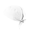 Bandana Marte Bianco Copricapo Cuoco con Tergisudore