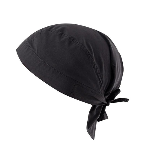 Bandana Marte Nero Copricapo Cuoco con Tergisudore