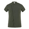 Giacca Harry Verde Militare Casacca Uomo Manica Corta No Stiro Elasticizzata Traspirante Superleggera