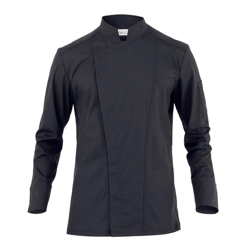 Giacca Darcy Nero Giacca Cuoco Traspirante Elastcizzata No Stiro