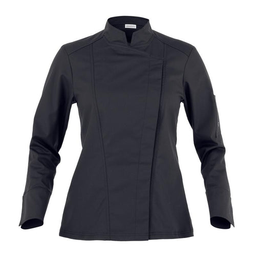 Giacca Bridget Nero Giacca Cuoco Traspirante Elasticizzata No Stiro