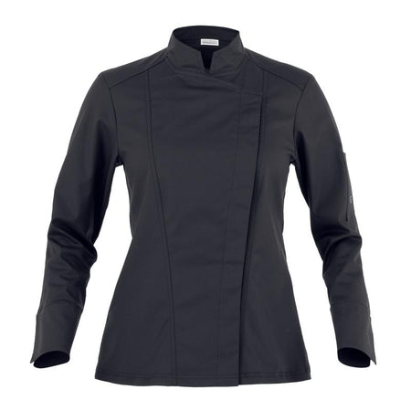 Giacca Bridget Nero Giacca Cuoco Traspirante Elasticizzata No Stiro