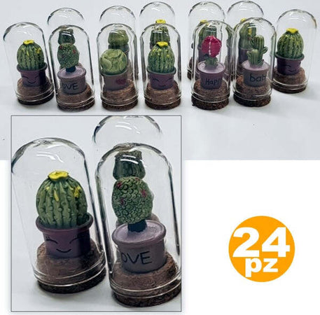 24-Bomboniera-Ampolla-Cupola-Cactus-Vetro-Tappo-Sughero-Nascita-Battesimo-Wedding