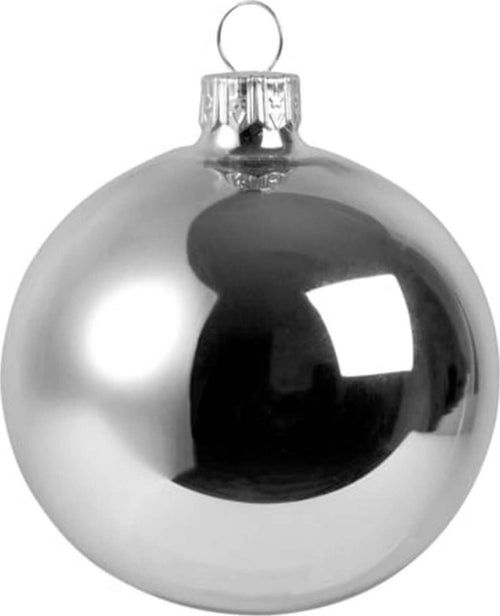 24 palline natalizie di vetro Argento da Ø 3 cm, Pendaglio Tinta Unita Casa e cucina/Decorazioni per interni/Addobbi e decorazioni per ricorrenze/Decorazioni natalizie/Addobbi e decorazioni/Palle e palline MagiediNatale.it - Altamura, Commerciovirtuoso.it