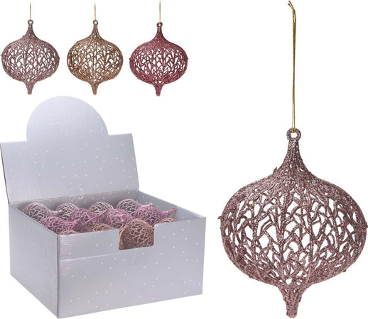 24 palline per albero di natale Ø 13 cm pendaglio decorato con Glitter Casa e cucina/Decorazioni per interni/Addobbi e decorazioni per ricorrenze/Decorazioni natalizie/Addobbi e decorazioni/Palle e palline MagiediNatale.it - Altamura, Commerciovirtuoso.it