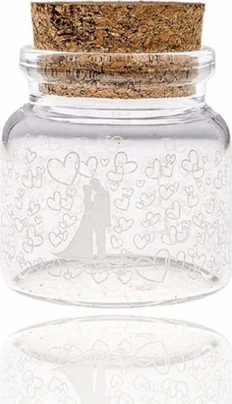 24 Pezzi Bomboniera Bomboniere Ampolla 4.7x5cm Vetro Cuori Porta Confetti Riso Casa e cucina/Hobby creativi/Materiali per hobby creativi/Forniture per feste/Bomboniere Trade Shop italia - Napoli, Commerciovirtuoso.it