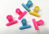 24-Pinze-Pinza-4-Cm-In-Plastica-Colorate-Molletta-Blocca-Documenti-Carta-Clip