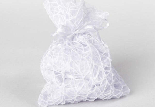 24 Pz. Sacchetti Rete Organza Porta Confetti Matrimonio Battesimo Bomboniera Casa e cucina/Hobby creativi/Materiali per hobby creativi/Forniture per feste/Bomboniere Trade Shop italia - Napoli, Commerciovirtuoso.it