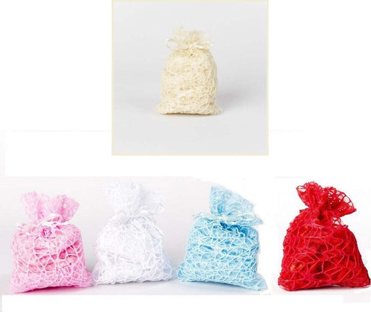 24 Pz. Sacchetti Rete Organza Porta Confetti Matrimonio Battesimo Bomboniera Casa e cucina/Hobby creativi/Materiali per hobby creativi/Forniture per feste/Bomboniere Trade Shop italia - Napoli, Commerciovirtuoso.it