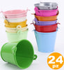 24 SECCHIELLI IN LATTA COLORATI PORTACONFETTI BOMBONIERA SEGNAPOSTO SEGNATAVOLO Casa e cucina/Hobby creativi/Materiali per hobby creativi/Forniture per feste/Bomboniere Trade Shop italia - Napoli, Commerciovirtuoso.it