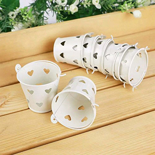 24 X SECCHIELLI BIANCHI CON CUORI IN LATTA VERNICIATA PORTACONFETTI BOMBONIERA Casa e cucina/Hobby creativi/Materiali per hobby creativi/Forniture per feste/Bomboniere Trade Shop italia - Napoli, Commerciovirtuoso.it
