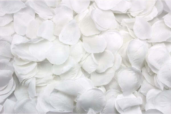 2400-Petali-Petalo-Di-Stoffa-Bianco-Artificiali-Decoro-Vetrine-Wedding-Festa