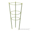 Supporto a 3 anelli in alluminio e plastica verde per pianta 450 mm Silverline