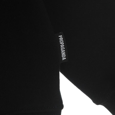 PROPAGANDA Felpa Leggera Cappuccio Uomo Logo Skullsnake Hoodie Black da uomo