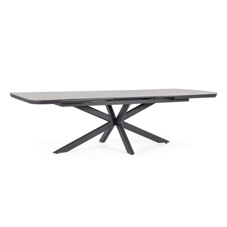 Tavolo "Pascal" allungabile struttura in alluminio verniciato a polvere 200-260 x h 76 cm