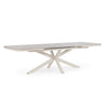 Tavolo Pascal allungabile struttura in alluminio verniciato a polvere 200-260 x h 76 cm