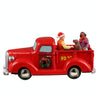 Macchina Jolly Joyride, personaggi per villaggio di Natale in plastica