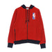 NIKE NBA Felpa Cappuccio Zip Uomo Nba Fleece Full-zip Hoodie Bronet University Red/college Navy da uomo