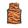 PROPAGANDA Canotta Tipo Basket Uomo Tiger Camo Basket Jersey Orange da uomo