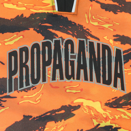 PROPAGANDA Canotta Tipo Basket Uomo Tiger Camo Basket Jersey Orange da uomo
