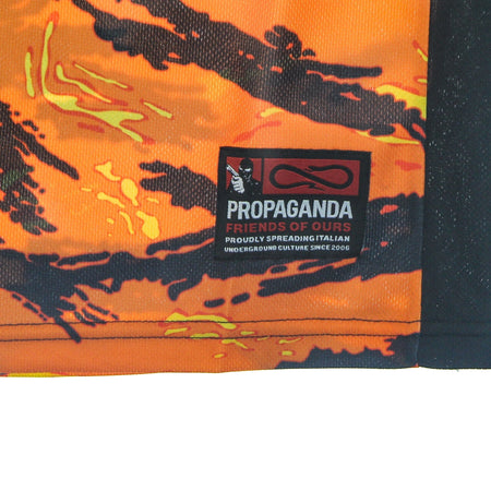 PROPAGANDA Canotta Tipo Basket Uomo Tiger Camo Basket Jersey Orange da uomo