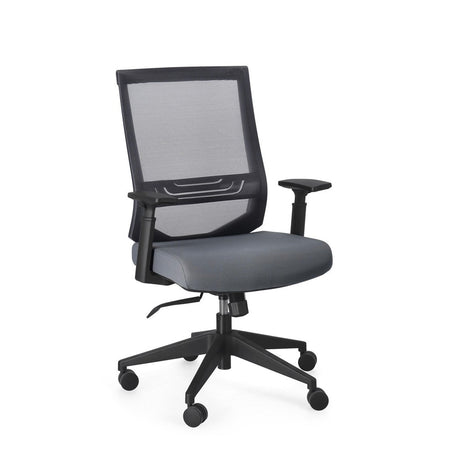 Poltrona "Marcus" da gaming ed ufficio ergonomica in poliestere con braccioli e ruote