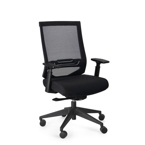 Poltrona Marcus da gaming ed ufficio ergonomica in poliestere con braccioli e ruote