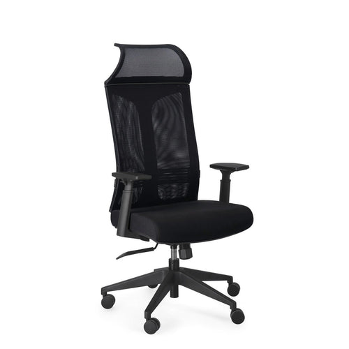 Poltrona Killian da gaming ed ufficio ergonomica in poliestere con braccioli e ruote