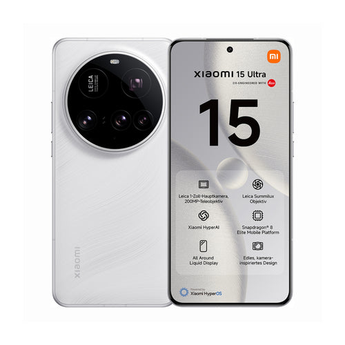 XIAOMI 15 Ultra Smartphone 6.73 16GB RAM Memoria Interna 512GB 5g Colore White + Kit Camera