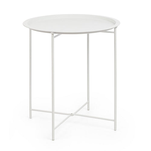 Tavolino Austin con vassoio struttura in acciaio trattato per esterno