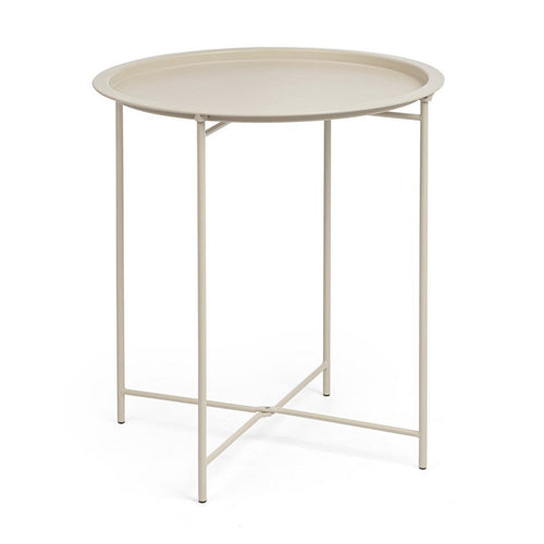 Tavolino Austin con vassoio struttura in acciaio trattato per esterno