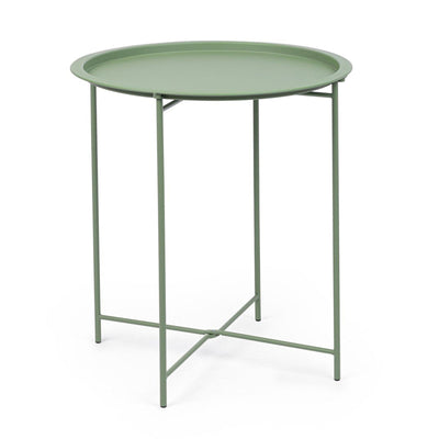 Tavolino Austin con vassoio struttura in acciaio trattato per esterno