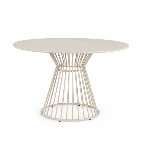 Tavolo Austin struttura in acciaio finitura opaca per interni ed esterni