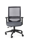 Poltrona Marcus da gaming ed ufficio ergonomica in poliestere con braccioli e ruote