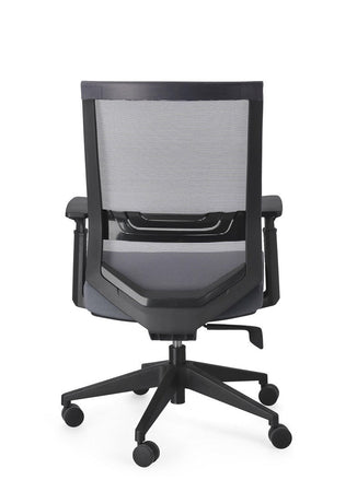 Poltrona "Marcus" da gaming ed ufficio ergonomica in poliestere con braccioli e ruote