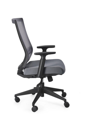 Poltrona "Marcus" da gaming ed ufficio ergonomica in poliestere con braccioli e ruote