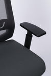 Poltrona Marcus da gaming ed ufficio ergonomica in poliestere con braccioli e ruote
