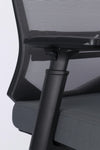 Poltrona Marcus da gaming ed ufficio ergonomica in poliestere con braccioli e ruote