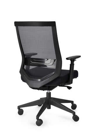 Poltrona "Marcus" da gaming ed ufficio ergonomica in poliestere con braccioli e ruote