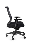 Poltrona Marcus da gaming ed ufficio ergonomica in poliestere con braccioli e ruote