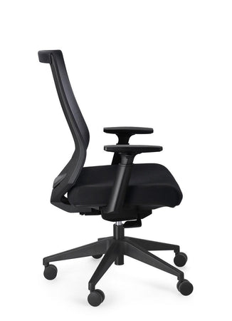 Poltrona "Marcus" da gaming ed ufficio ergonomica in poliestere con braccioli e ruote