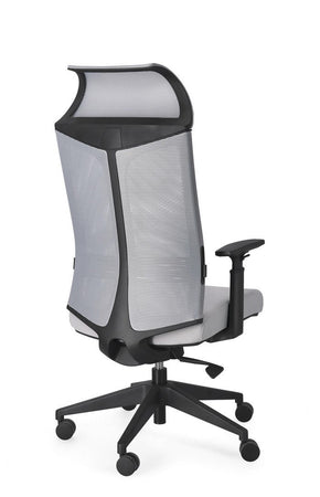 Poltrona "Killian" da gaming ed ufficio ergonomica in poliestere con braccioli e ruote