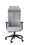 Poltrona Killian da gaming ed ufficio ergonomica in poliestere con braccioli e ruote