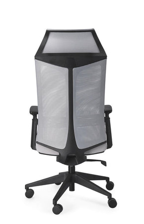 Poltrona "Killian" da gaming ed ufficio ergonomica in poliestere con braccioli e ruote